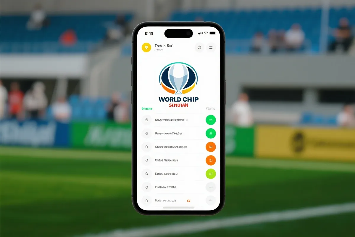 赛程界面示意图